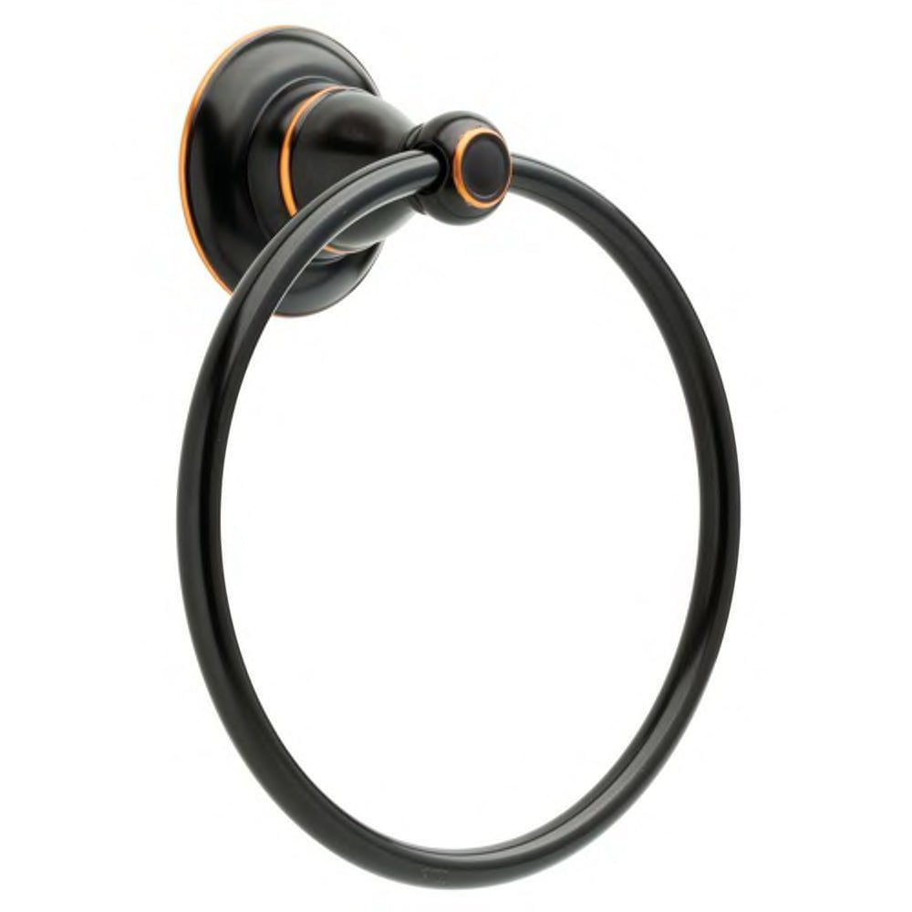 Porter 3-Piece Bath Hardware Set with Towel Ring Toilet Paper Holder and 24 In. Towel Bar in Oil Rubbed Bronze