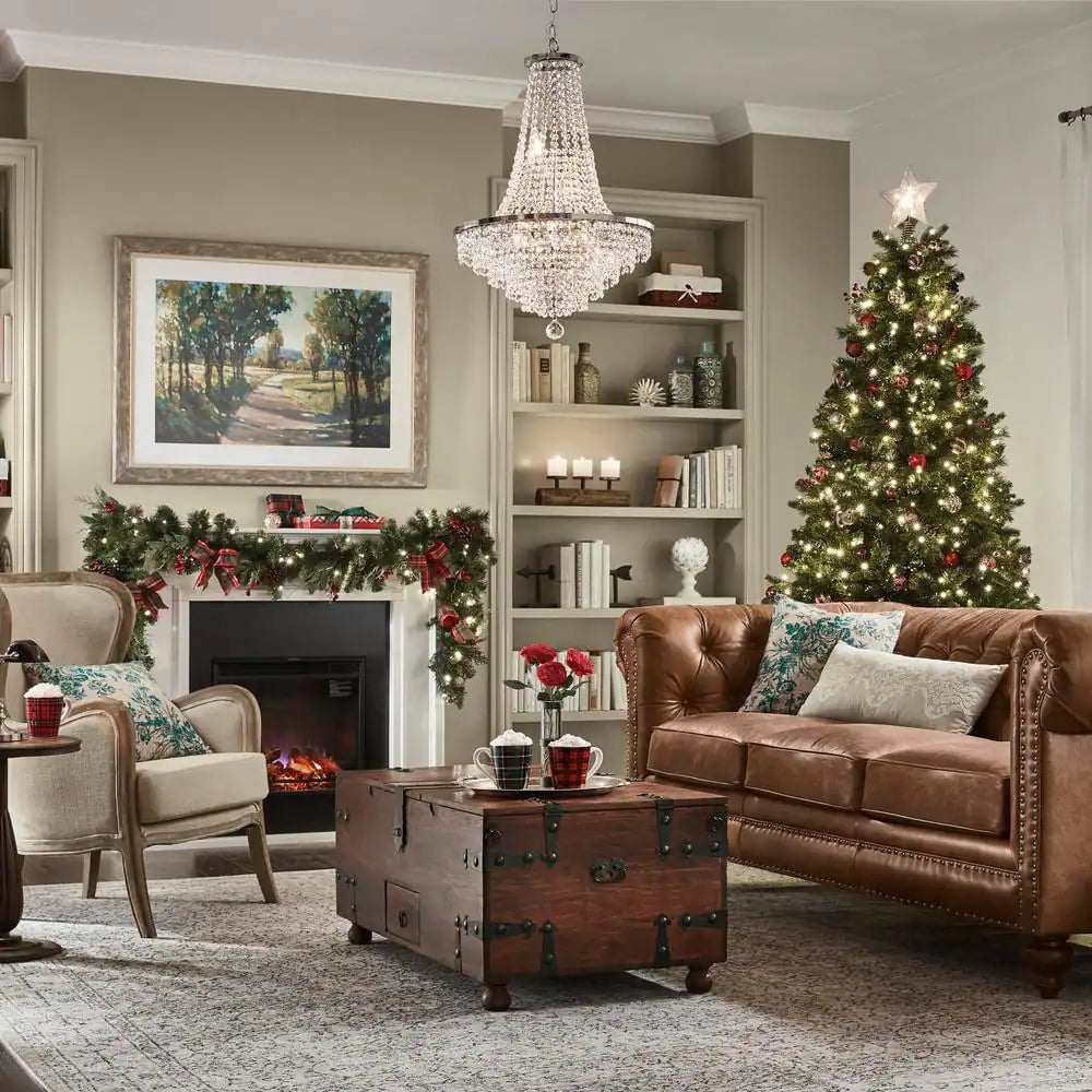 Blakely 95 In. Arena Vintage Brown Leather 3 - Seater Chesterfield Sofa with Removable Cushions