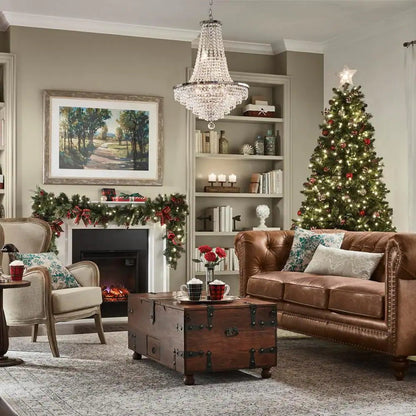 Blakely 95 In. Arena Vintage Brown Leather 3 - Seater Chesterfield Sofa with Removable Cushions