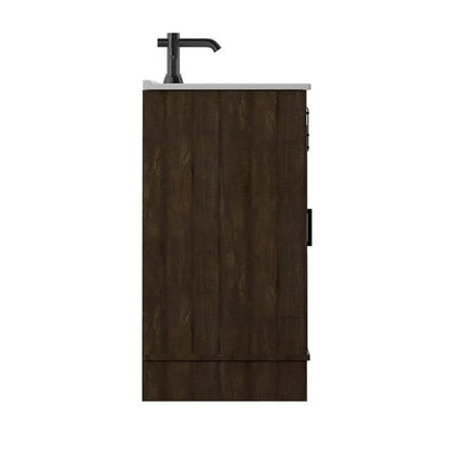 Braylen 35.88'' Free-Standing Single Bathroom Vanity with Ceramic Vanity Top