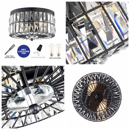 Paloma Crystal Flush Mount