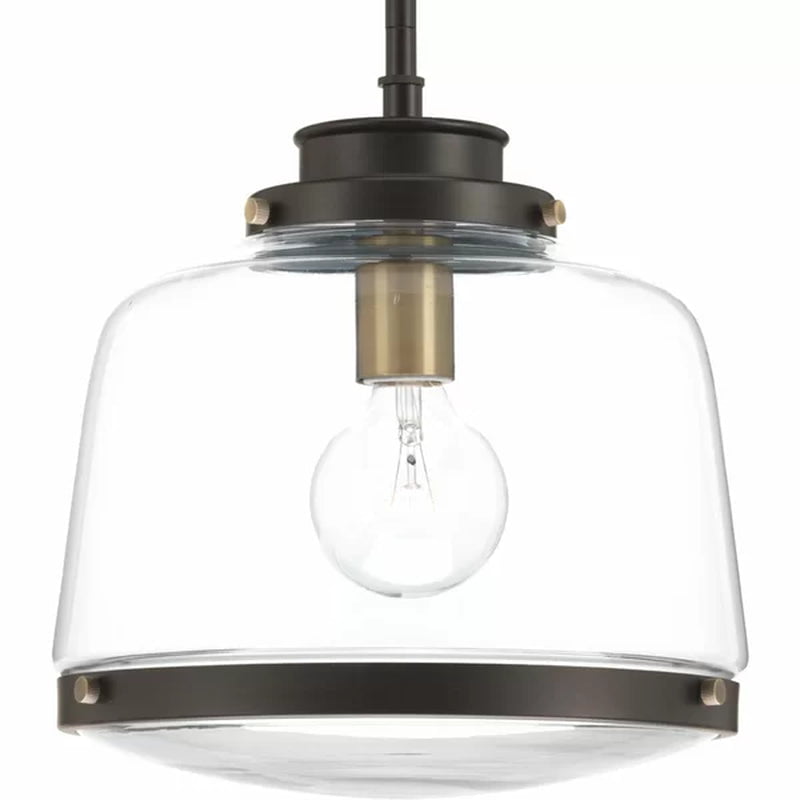 Lupe 1 - Light Single Schoolhouse Pendant