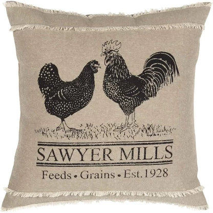 Surikova Fringed Throw Pillow