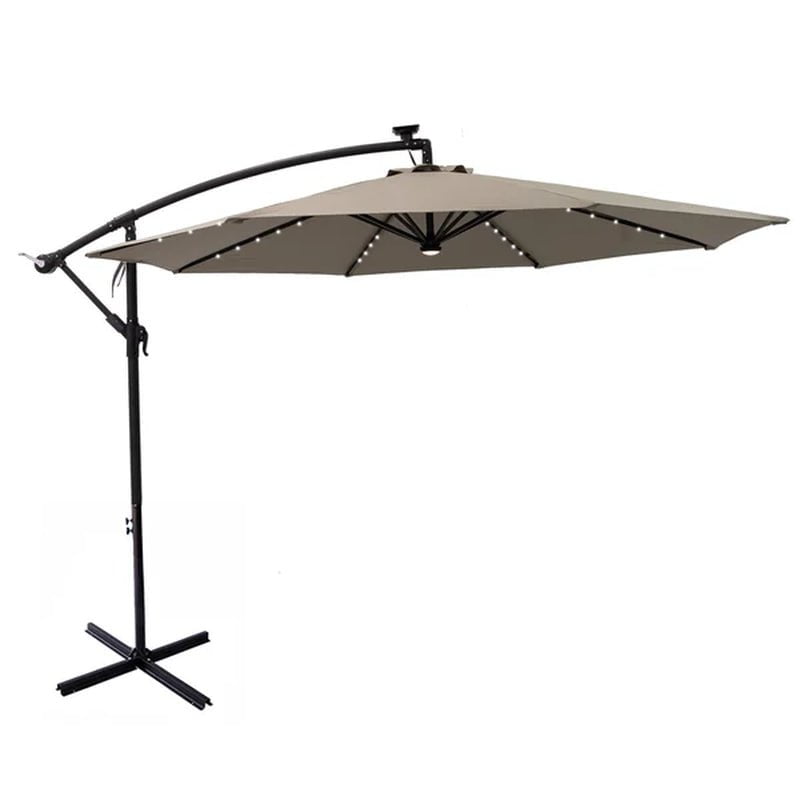 Fritts 120'' Lighted Cantilever Umbrella