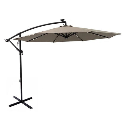 Fritts 120'' Lighted Cantilever Umbrella