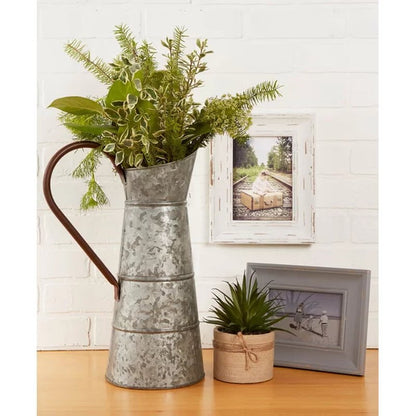 Galvanized Farmhouse Pitcher