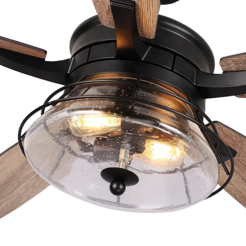 Gaspard 52'' Ceiling Fan with Light Kit