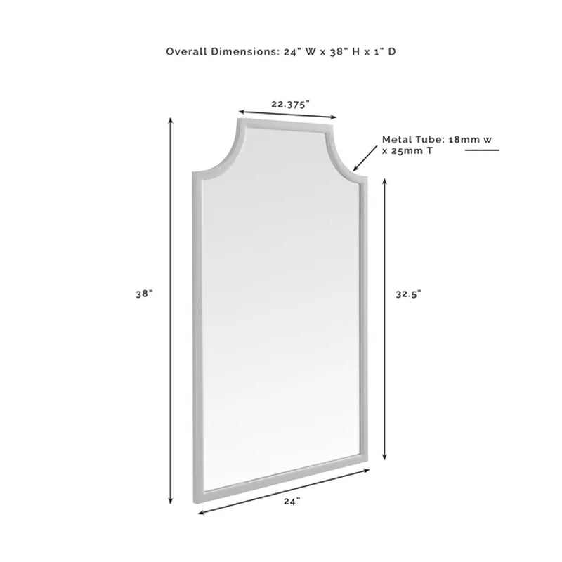 Otha Arch Metal Wall Mirror