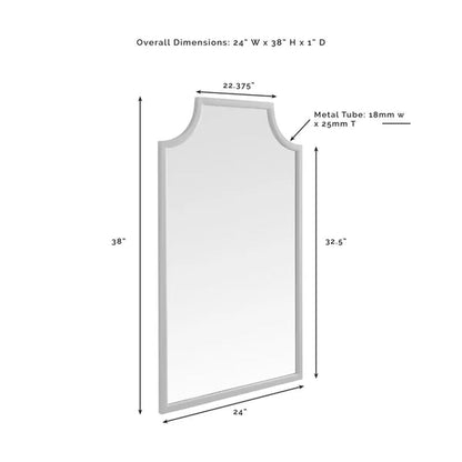 Otha Arch Metal Wall Mirror
