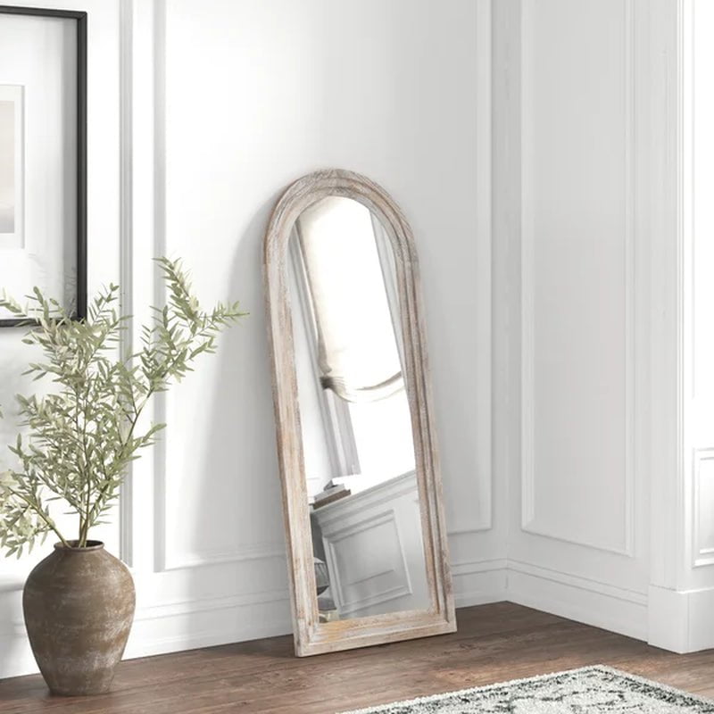 Krissy Arch Wood Mirror