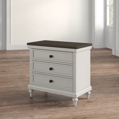Carol Solid Wood Nightstand