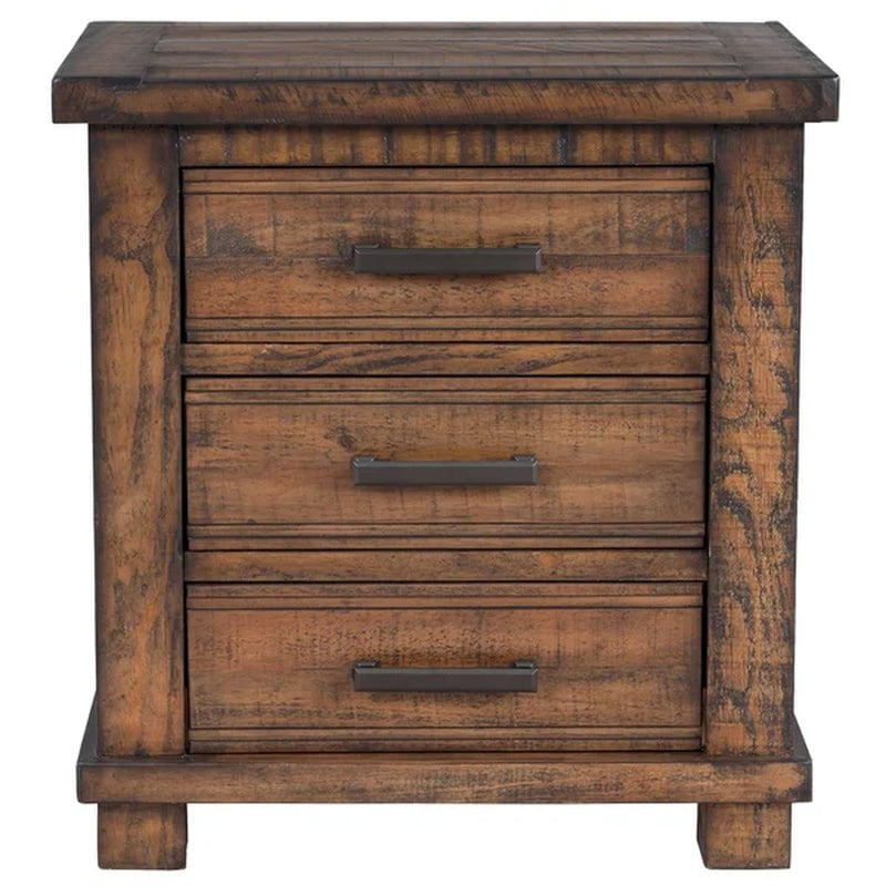 Shauntrelle Solid Wood Nightstand