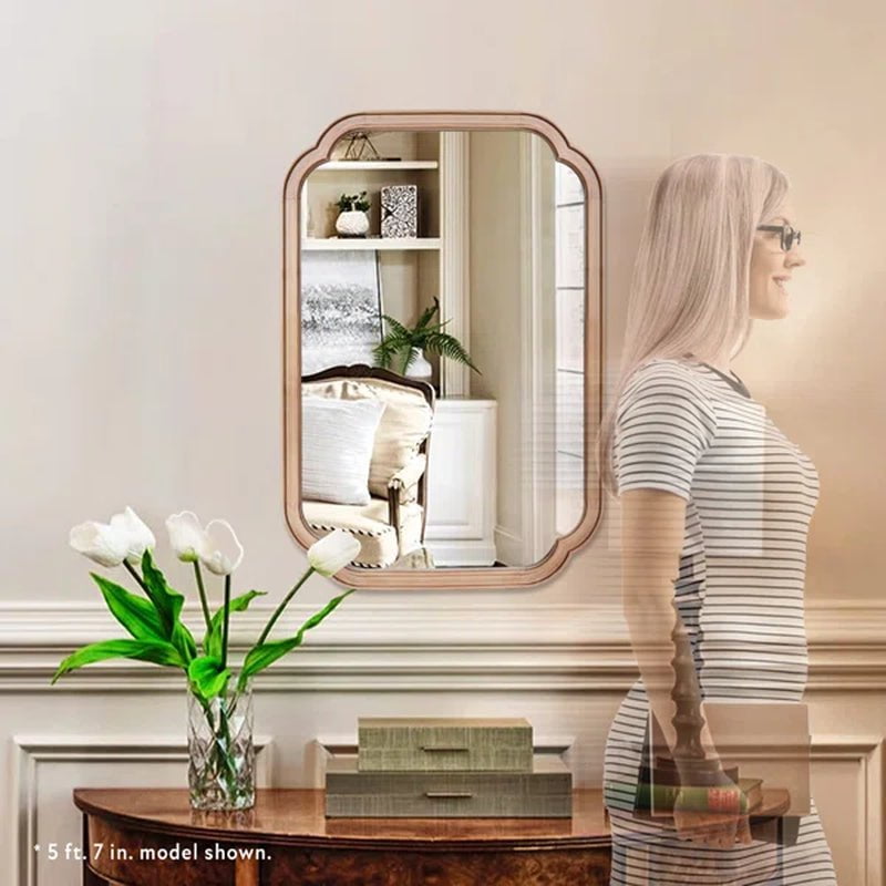 Rectangle Wood Wall Mirror