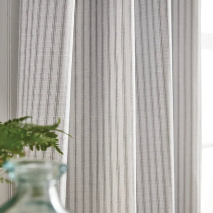 Cotton Blend Blackout Curtain Pair