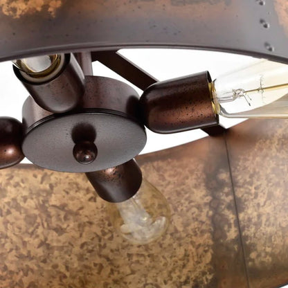 Luyster 4 - Light Dimmable Drum Chandelier