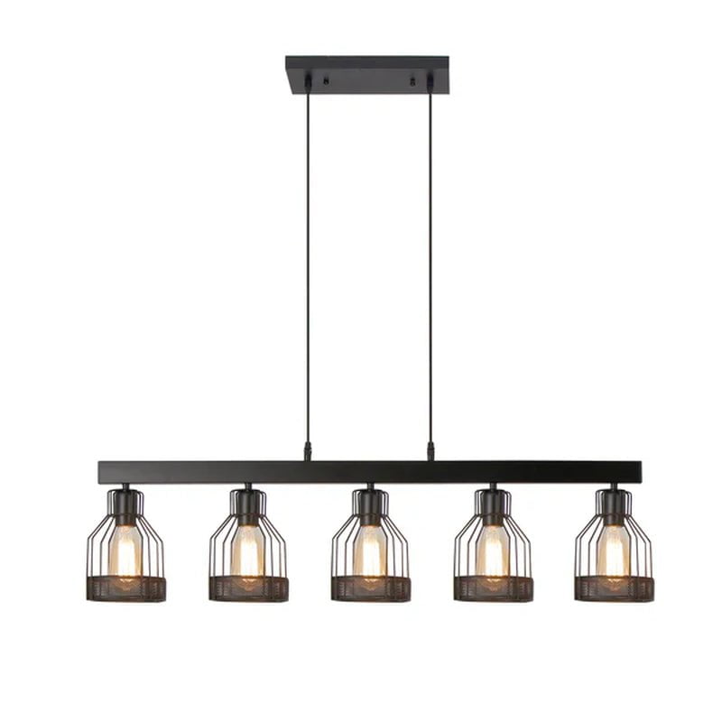 Motofumi 5 - Light Dimmable Kitchen Island Square / Rectangle Chandelier