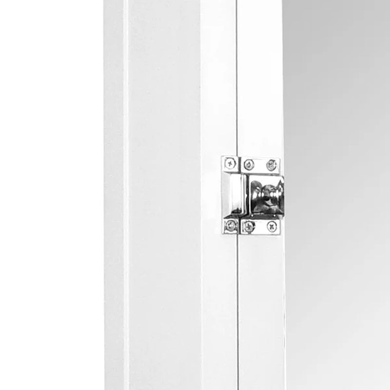 Bexley 18.75'' W 19'' H Surface Mount Framed Medicine Cabinet with Mirror Adjustable