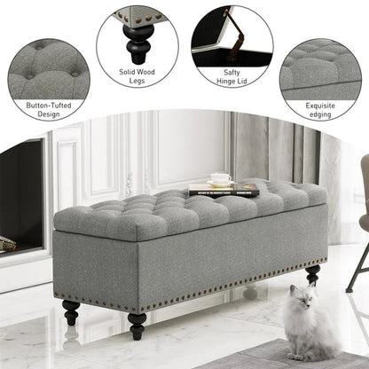 Katz Upholstered Storage Ottoman