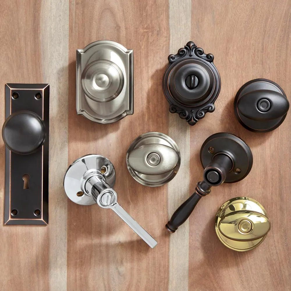 Birmingham Aged Bronze Privacy Bed/Bath Door Handle