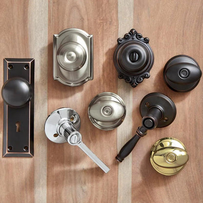 Birmingham Aged Bronze Privacy Bed/Bath Door Handle