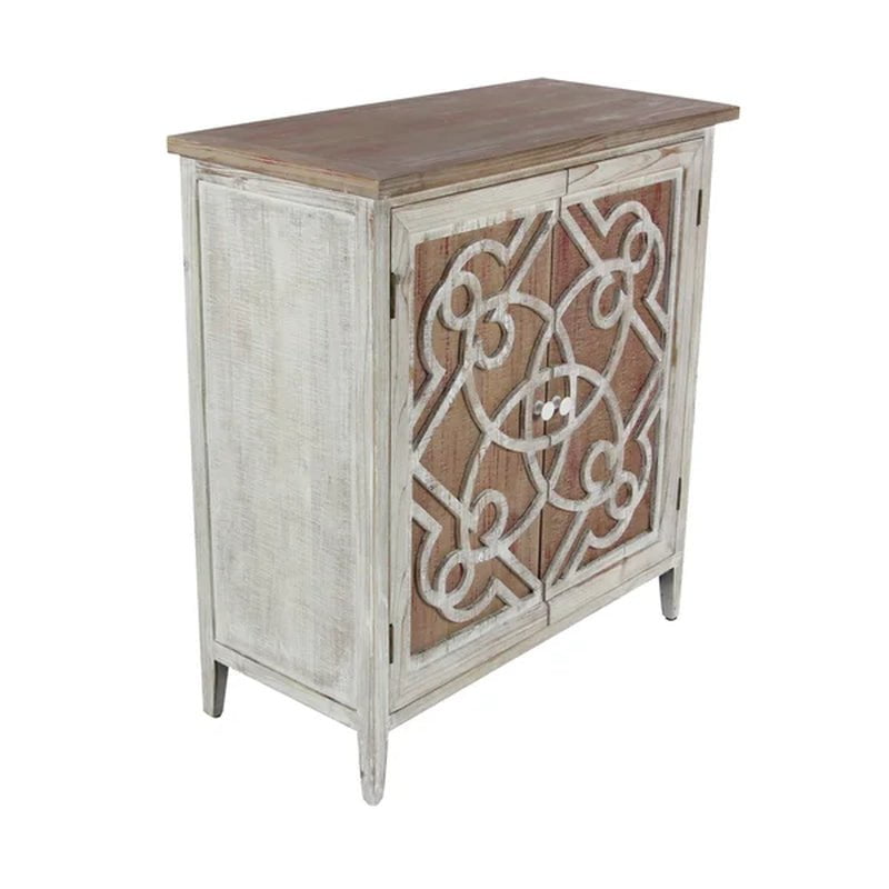 Czarnecki 31'' Tall Solid Wood Accent Cabinet