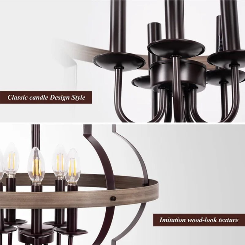 Gast 5 - Light Kitchen Island Globe Chandelier