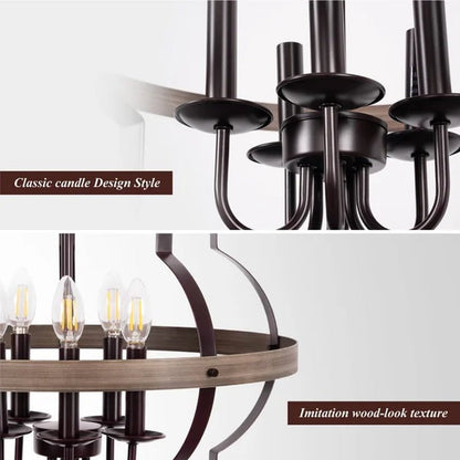 Gast 5 - Light Kitchen Island Globe Chandelier