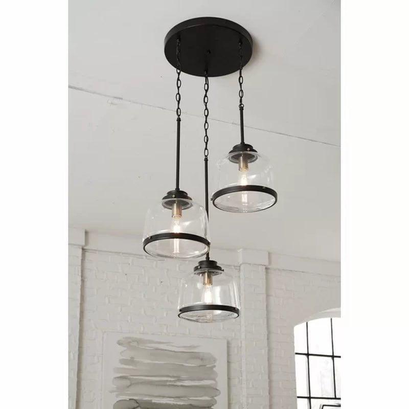 Lupe 1 - Light Single Schoolhouse Pendant