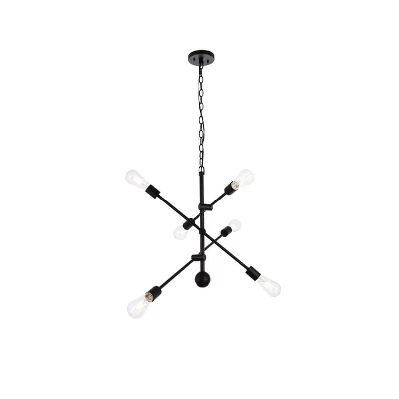 Signorelli 6 - Light Dimmable Sputnik Modern Linear Chandelier