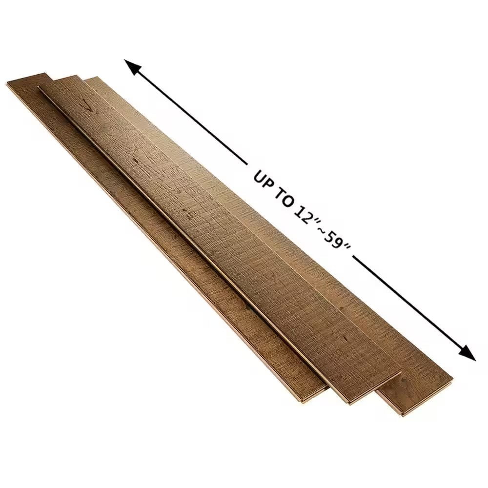 Monterey French Oak 3/4 In. T X 5 In. W Distressed Engineered Hardwood Flooring (22.6 Sqft/Case)