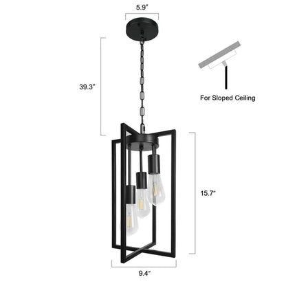 Liam-Alexander 3 - Light Lantern Square / Rectangle Chandelier