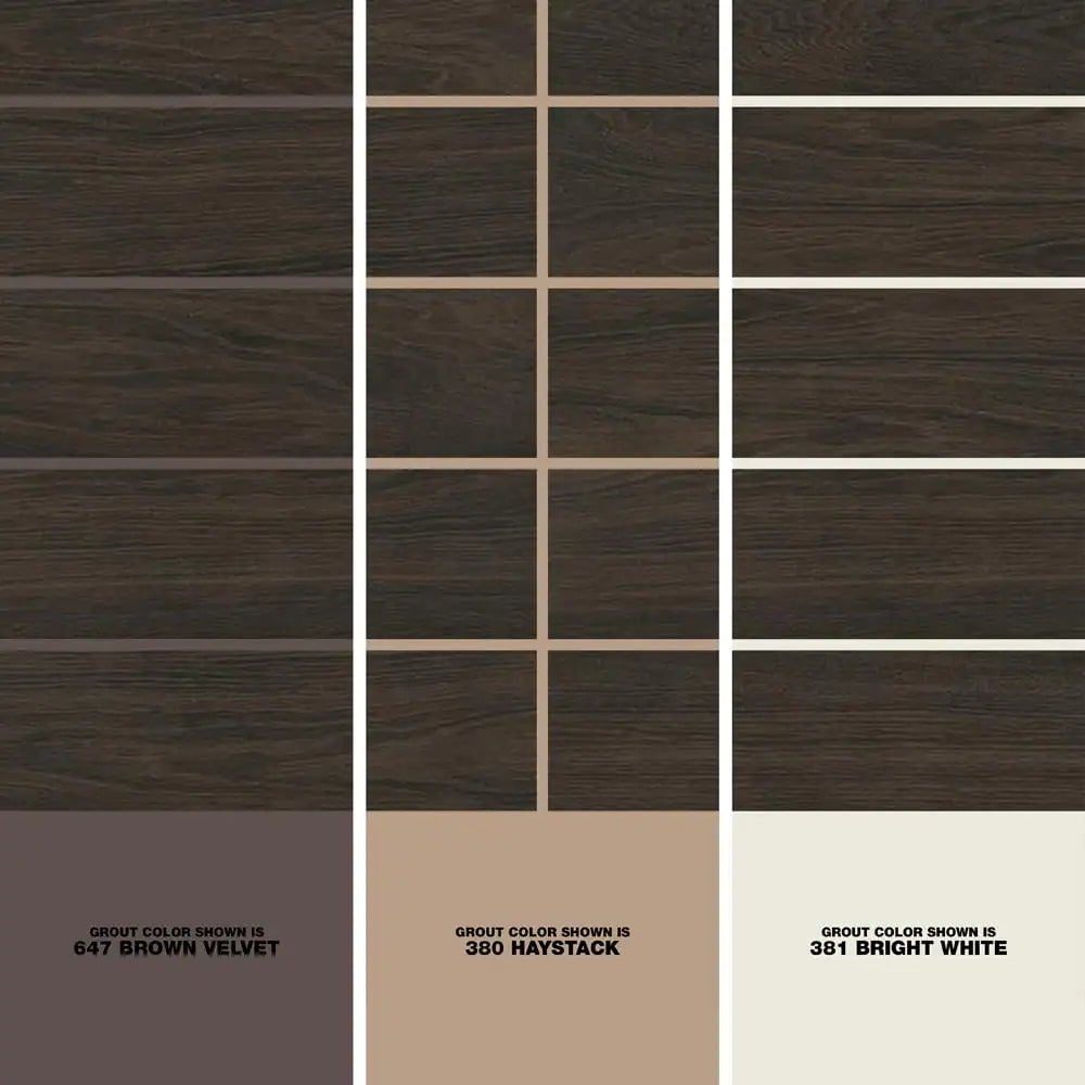 Burlington Walnut 6 In. X 24 In. Porcelain Floor and Wall Tile (14 Sq. Ft. / Case)