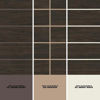 Burlington Walnut 6 In. X 24 In. Porcelain Floor and Wall Tile (14 Sq. Ft. / Case)