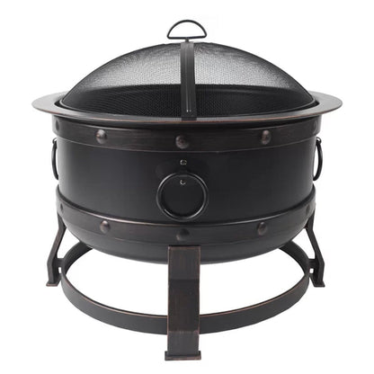 Trollinger 24.8'' H X 27.17'' W Steel Wood Burning Outdoor Fire Pit