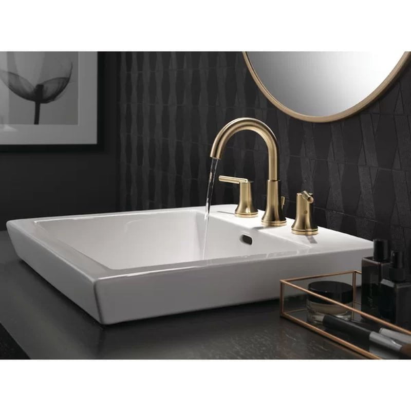 Trinsic Widespread Faucet 2-Handle Bathroom Faucet with Drain Assembly