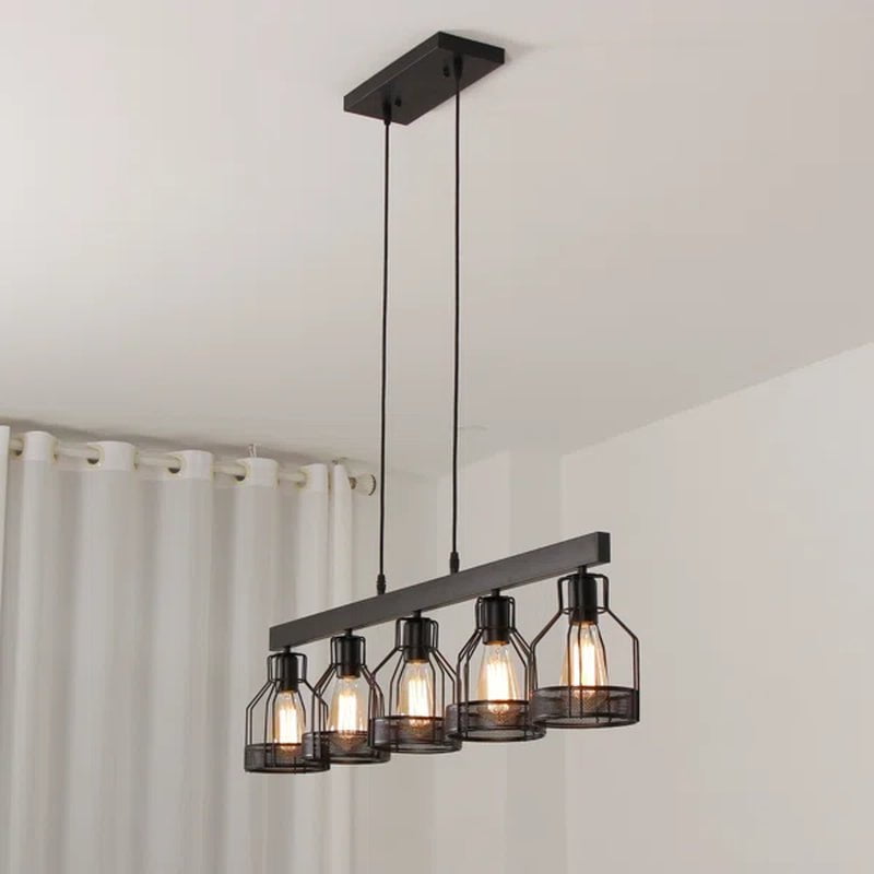 Motofumi 5 - Light Dimmable Kitchen Island Square / Rectangle Chandelier