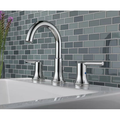 Trinsic Widespread Faucet 2-Handle Bathroom Faucet with Drain Assembly
