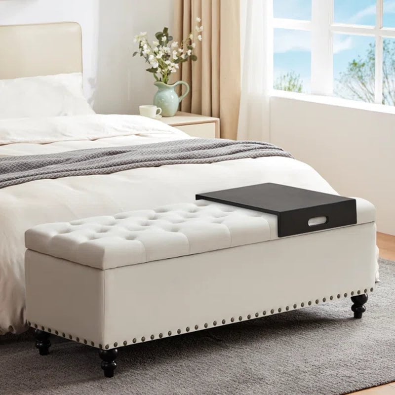 Katz Upholstered Storage Ottoman