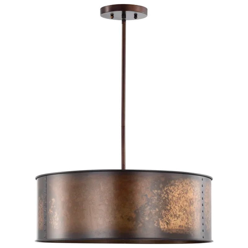 Luyster 4 - Light Dimmable Drum Chandelier