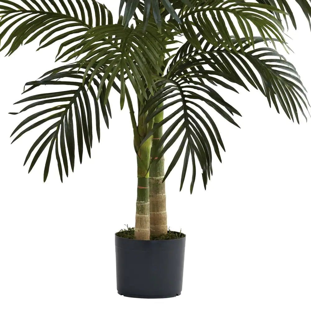 Indoor 4 Ft. Artificial Golden Cane Palm Tree