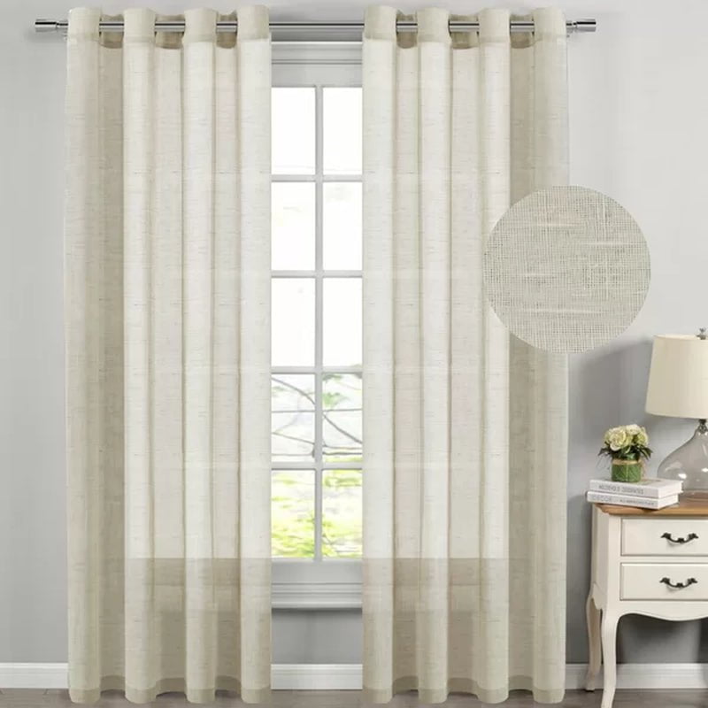 Sheer Curtain Pair