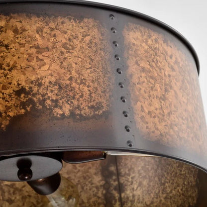 Luyster 4 - Light Dimmable Drum Chandelier