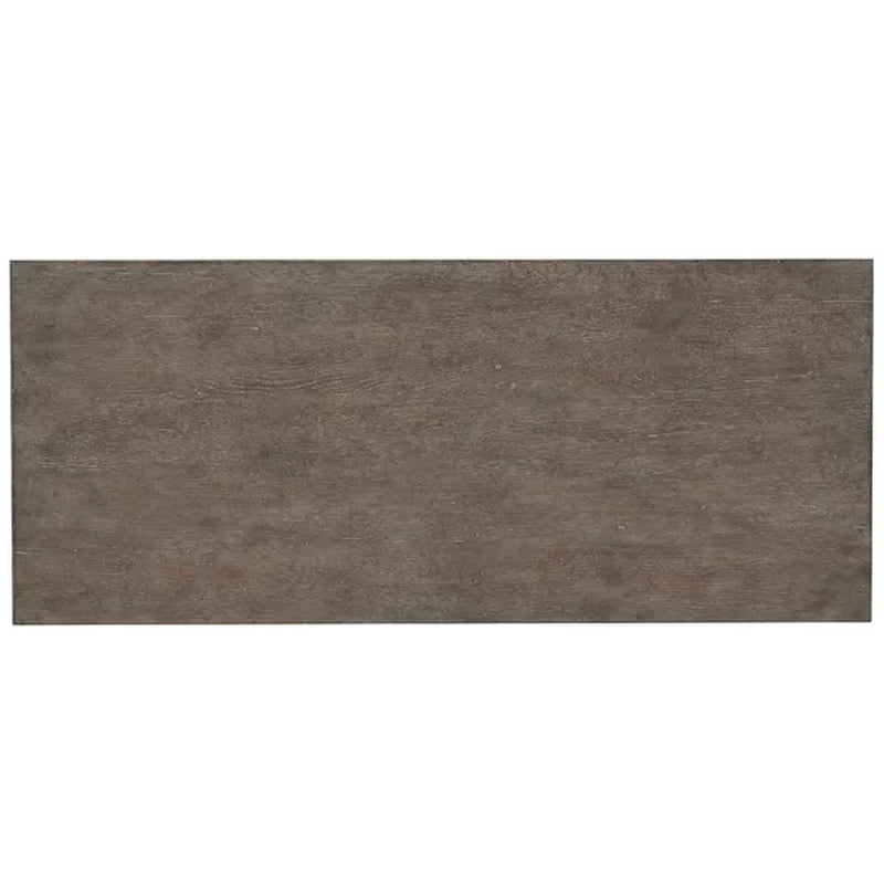 Rustic Glam 52'' Wide 2 Drawer Rubberwood Solid Wood Credenza