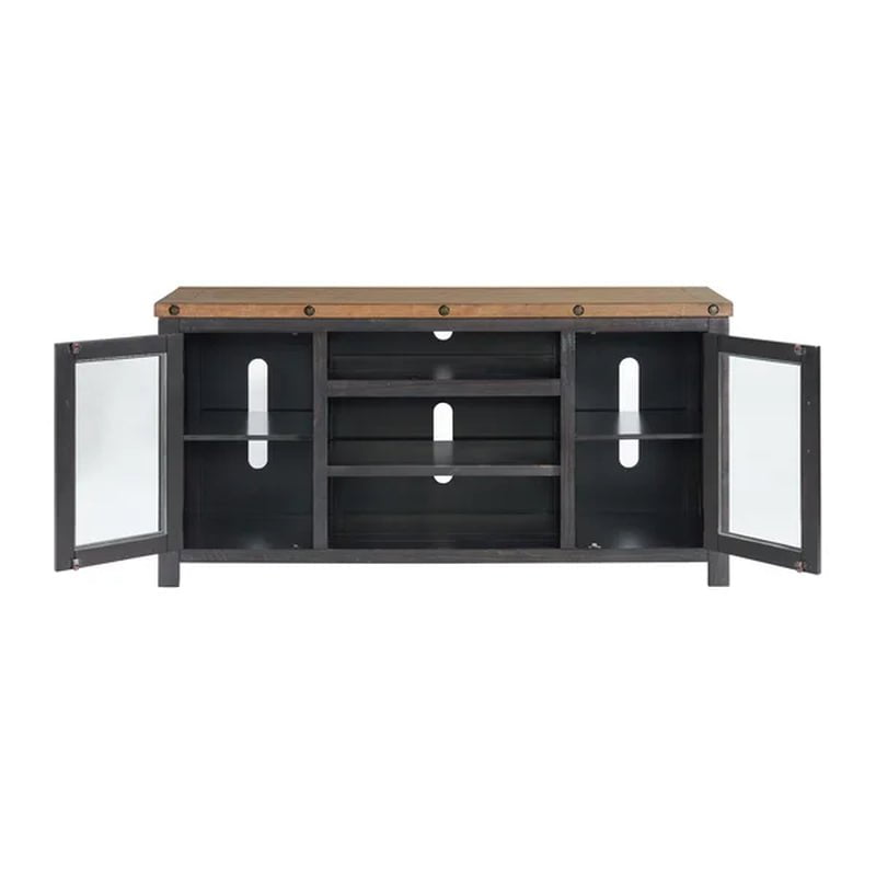 Caberfae 65" Solid Wood TV Stand with Storage