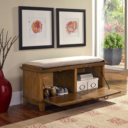 Ferryhill Solid Wood Cabinet Storage Bench