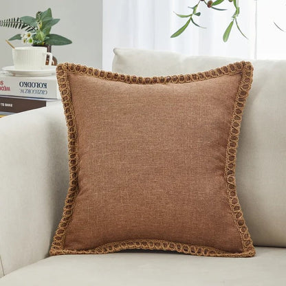 Darner Fringed Throw Pillow