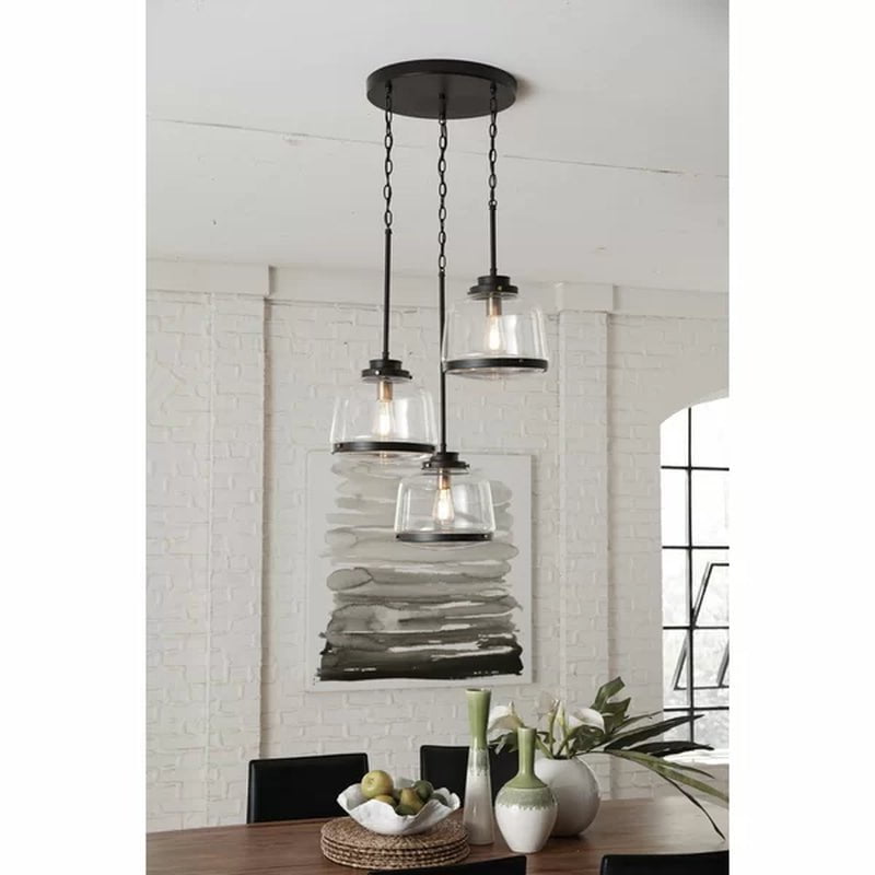 Lupe 1 - Light Single Schoolhouse Pendant