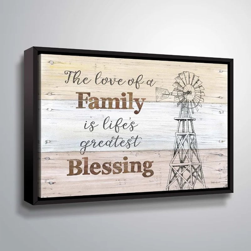 Farmhouse IV - Graphic Art on Canvas