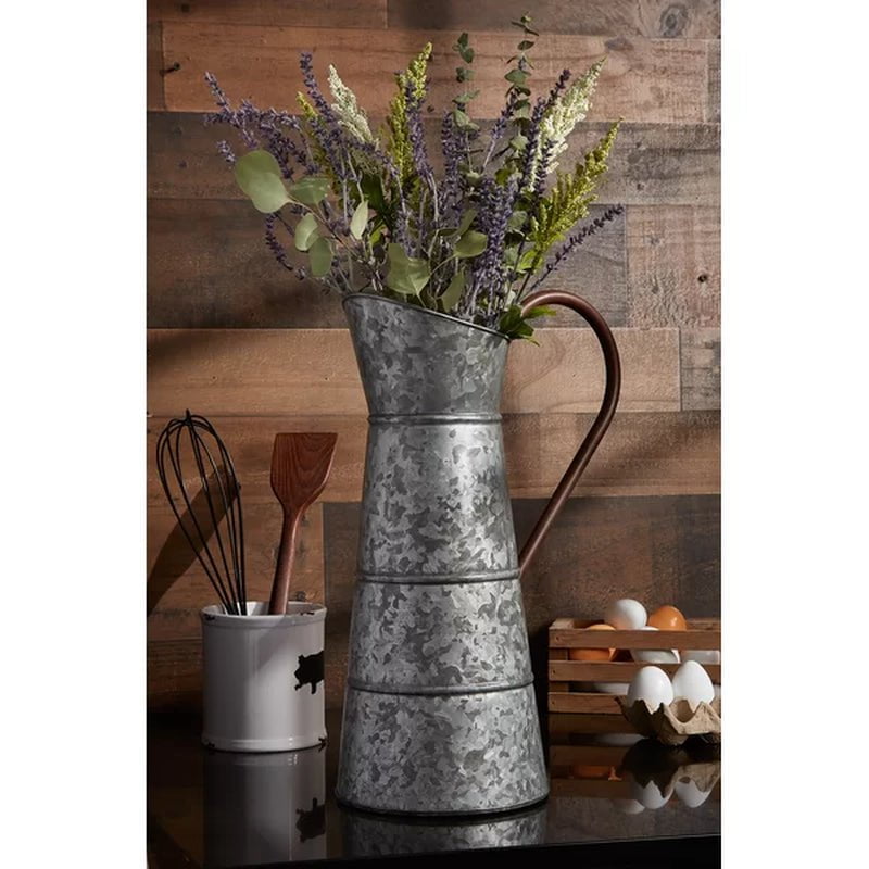 Galvanized Farmhouse Pitcher