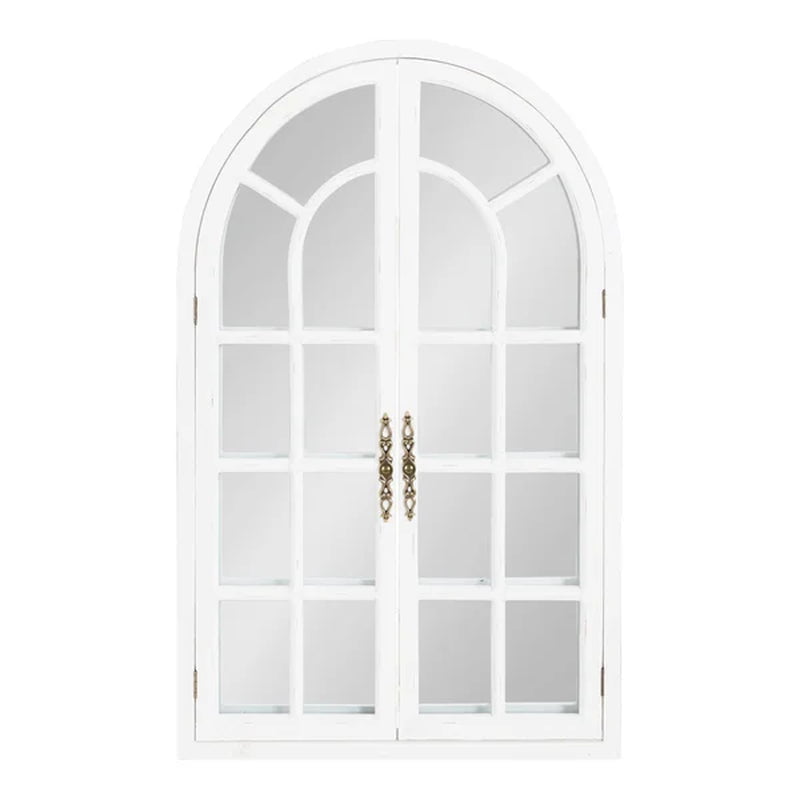 Mcclanahan Arch Solid Wood Wall Mirror
